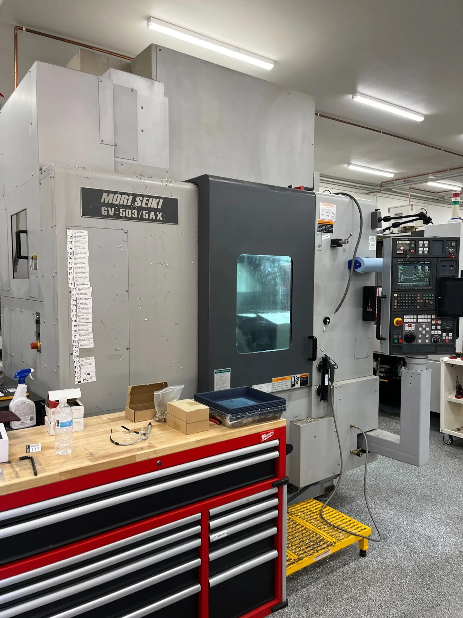 Used 2001 MORI SEIKI GV-503 5AX MACHINING CENTERS, VERTICAL 210732