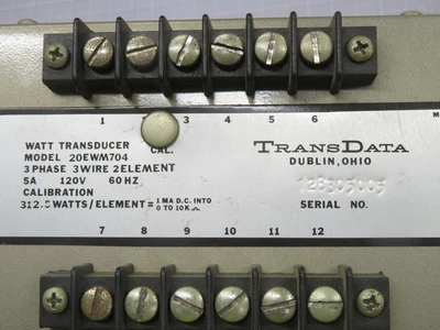 New | in-Stock TRANSDATA _UNKNOWN_ Transducers Texas US | OCO Industrial #1685552