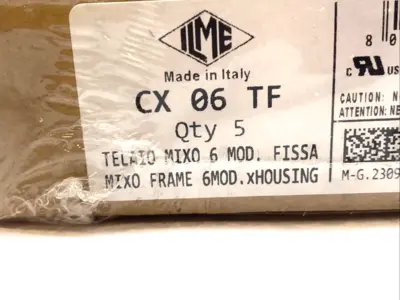 New | in-Stock ILME MIXO Modular Connector Holding Frame PKG OF 5 Connector Accessories Michigan US | Maverick Industrial Sales #1390989