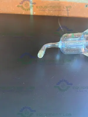 USED CHEMGLASS 65MM JOINT DIP / SYPHON TUBE W/ HOSE FITTINGS