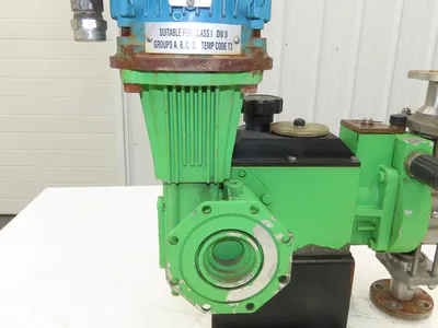 Pulsafeeder Pulsar 25H Hydraulic Diaphragm Metering Pump 17.5 GPH 1/2" Flanged