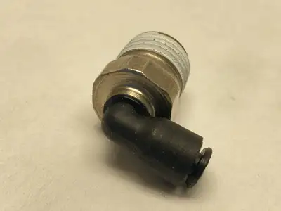 New | in-Stock Parker Hannifin 90-Degree Swivel Push-In Fittings 1/8" x 1/4" NPT BOX OF 10 Parts (Hydraulics and Pneumatics) Michigan US | Maverick Industrial Sales #1391778
