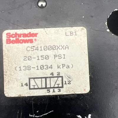 Used Schrader Bellows C541000XXA Solenoid Valves California US | Davliegogo LLC #1706070