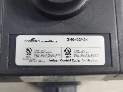 New | in-Stock CROUSE-HINDS GHG432 DRT01501 Switchgears British Columbia CA | Lenmark #240926