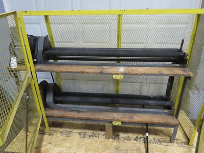 60" Jar Roller Mill, two tier, 2 drives, 2.5" x 60" long rolls