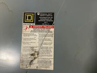 Used SQUARE D D325N Switchgears Ohio US | HGR 24 #1301708