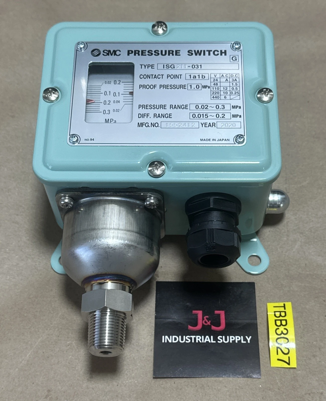 NEW SMC ISG211-031