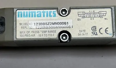 Used NUMATICS 123BB5Z2MN00061 Solenoid Valves Ohio US | Surplus Asset Holdings #1234564