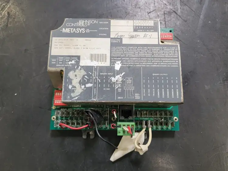 Used JOHNSON CONTROLS AS-UNT110-D Misc Electrical & Power Parts British Columbia CA | Lenmark #254644