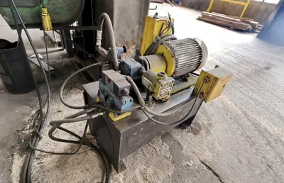 100 TON PEDDINGHAUS MODEL #WP-100-12  PORTABLE HYDRAULIC WEB PUNCH PRESS: YOBRO #24626