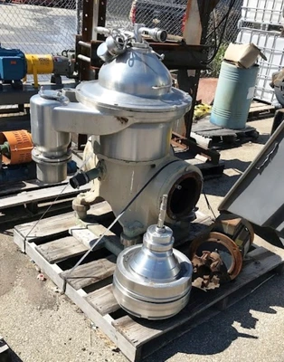 Westfalia SB 14-36-076 clarifier centrifuge, 316SS.