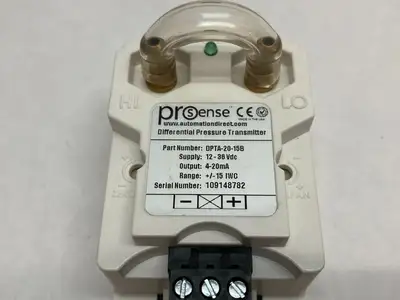 USED AUTOMATION DIRECT PROSENSE DIFFERENTIAL PRESSURE TRANSMITTER 4-20MA