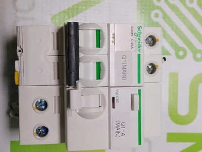 IC60N C 25A WITH VIGI IC60 EARTH LEAKAGE ADD ON BLOCK