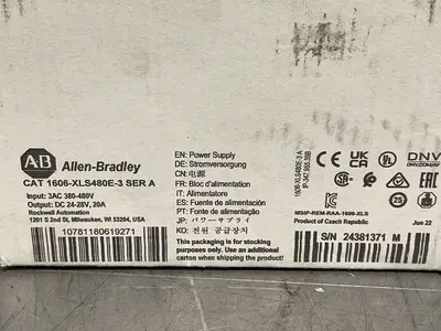 Used 2022 ALLENBRADLEY 1606XLS480E3 DIN Rail Power Supplies Ohio US | HGR 24 #1545327