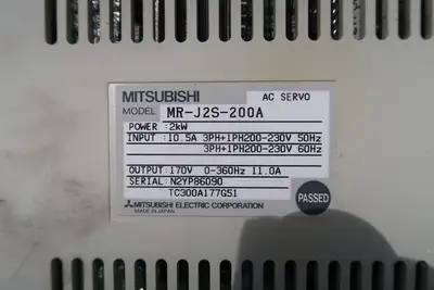 Used MITSUBISHI MR-J2S-200A Switchgears British Columbia CA | Lenmark #241227