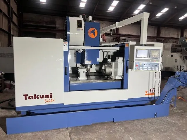 Used 2007 TAKUMI V15 Vertical Machining Centers Michigan US | Murphy Machinery #1498062