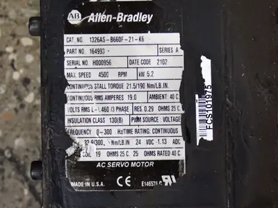USED ALLEN BRADLEY 1326ASB660F21K6