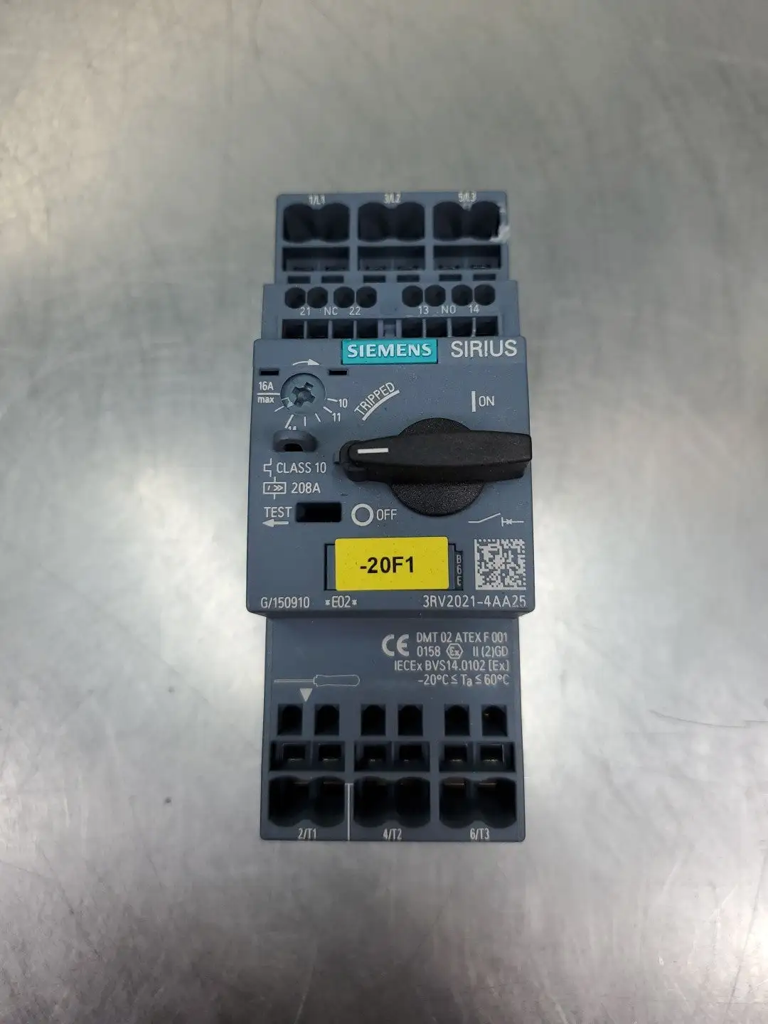 USED Siemens 3RV2021-4AA25 SIRIUS Circuit Breaker