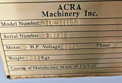 Hardinge ATL-1118A Metalworking Lathes | Amiron Machinery (8)