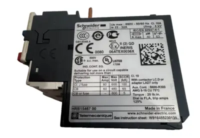 NEW SCHNEIDER ELECTRIC LRD32 THERMAL OVERLOAD RELAY