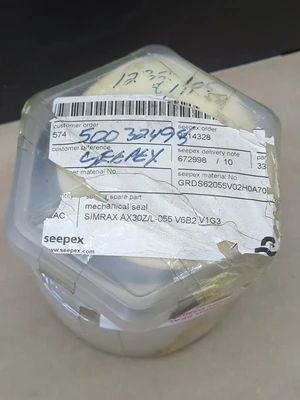 New Seepex Simrax AX30Z/L-055 V6B2 V1G3 Mechanical Seal 395600