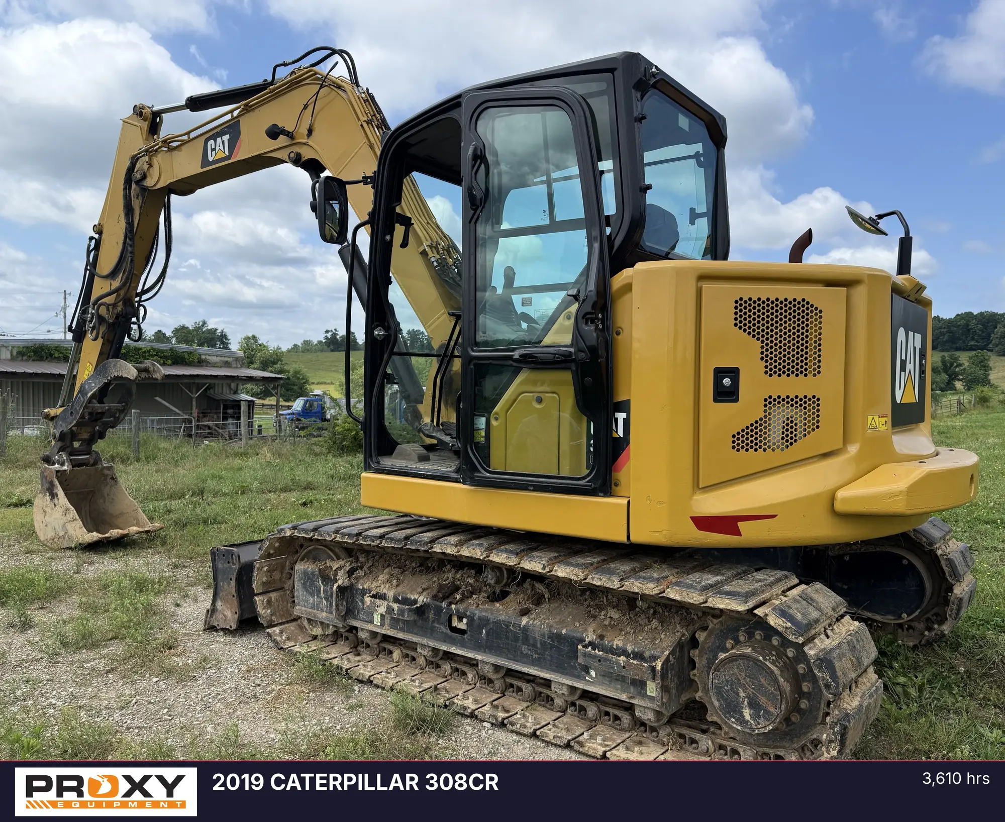 Used 2019 CATERPILLAR 308CR Crawler Excavators Kentucky US | Proxy Equipment #1388860