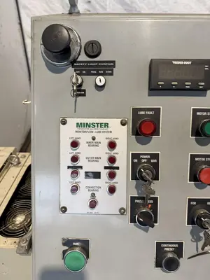 150 TON MINSTER E2-150-42-30 HEVI-STAMPER STRAIGHT SIDE PRESS: YOBRO #23911