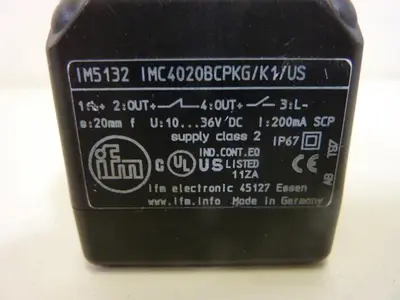 USED IFM IM5132 IMC4020BCPKG/K1/US