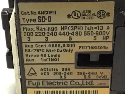 USED FUJI ELECTRIC SC-0 4NC0F0