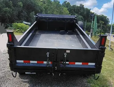 Used 2022 SURE TRAC 12 FOOT LOW PROFILE HOMEOWNER DUMP TRAILER Dump Trailers Michigan US | Proxy Equipment #1378403