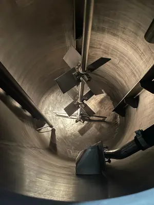 4,000L S/S JKTD Vertical Reactor 4 kw