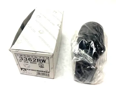 3362RW | American Denki  Waterproof Connector Body 3-Pole 3-Wire 30A 600V - New Other