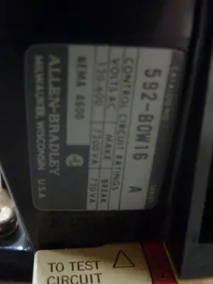 USED ALLEN BRADLEY 509-BOD SER A W35