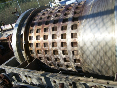 Bird 40 x 60 screen bowl decanter centrifuge, 304SS.