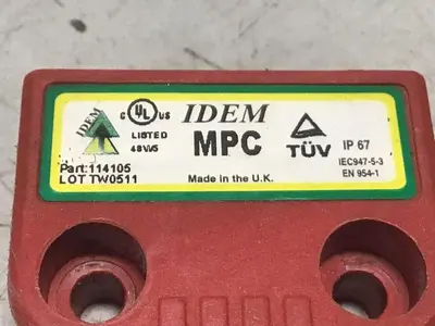 USED IDEM SAFETY SWITCHES 114105