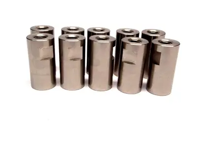 USED MISUMI CIRCULAR FRAME POSTS ONE END TAPPED M10