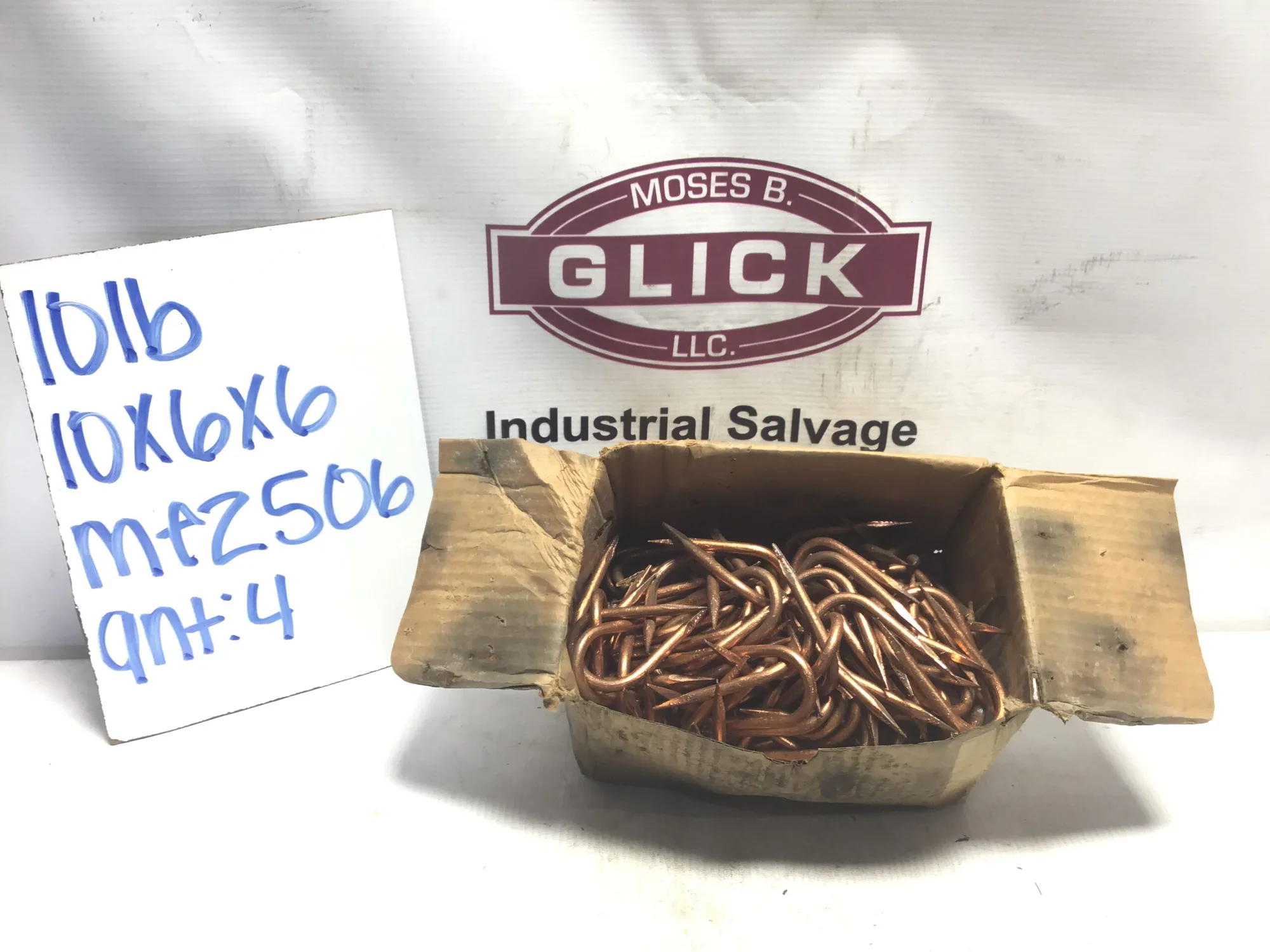 Joslyn MFG & Supply Co. Copper Coated Pole Moulding Staples J6522