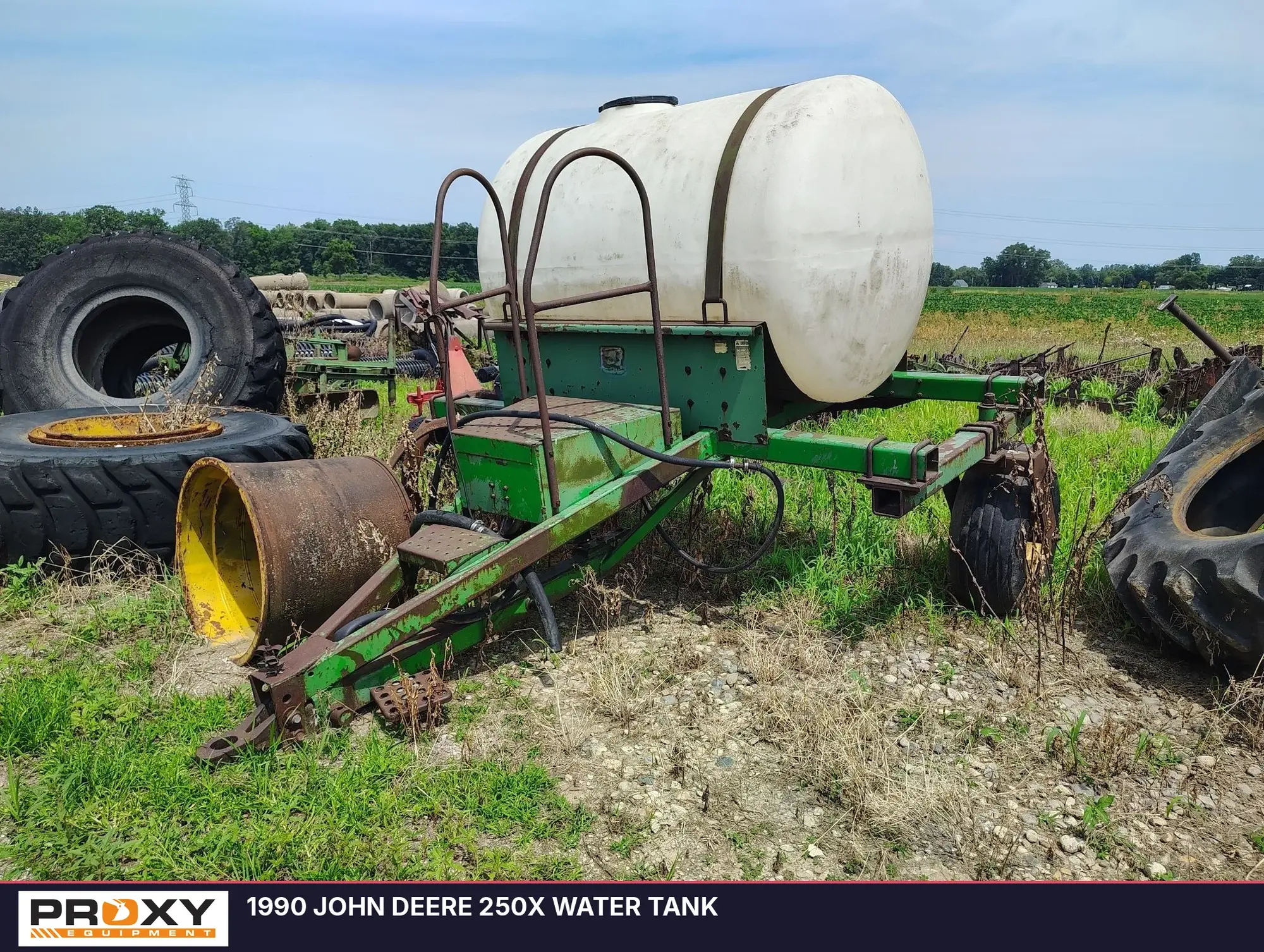 Used 1990 JOHN DEERE 250X WATER TANK Liquid Supply Trailers Michigan US | Proxy Equipment #1426111