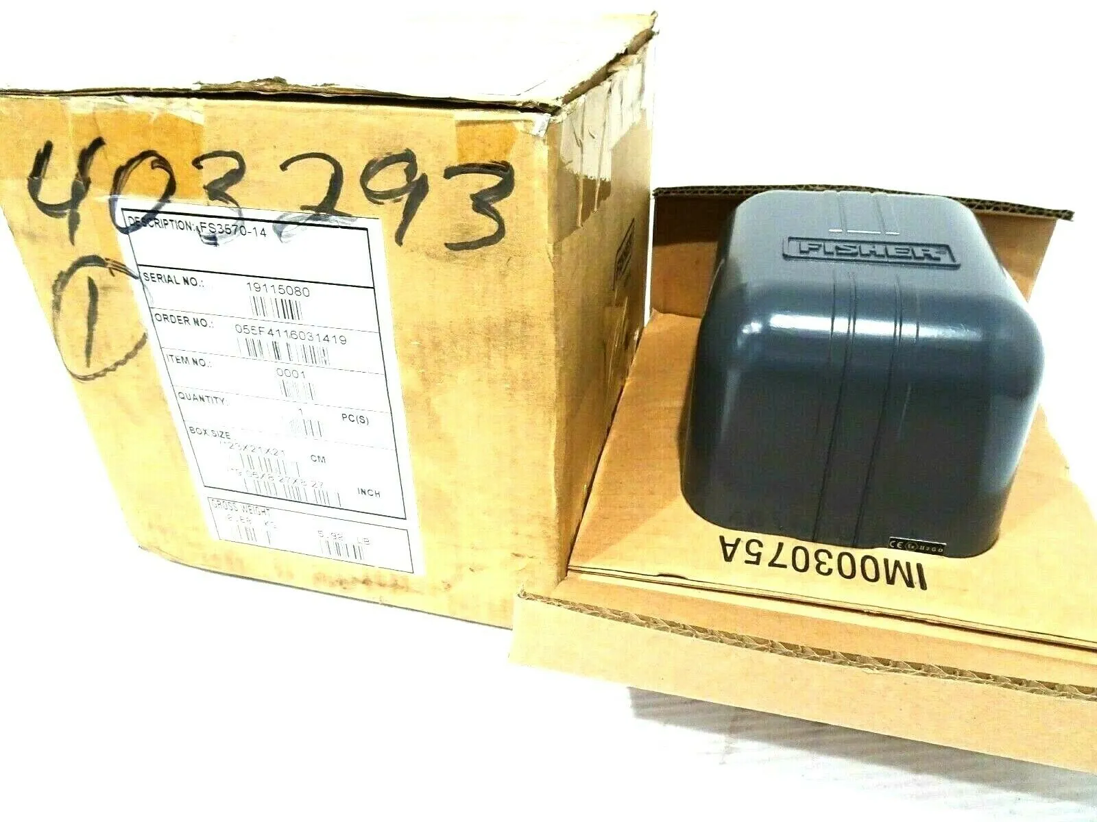 NEW FISHER FS3570-14 PNEUMATIC VALVE POSITIONER FS357014