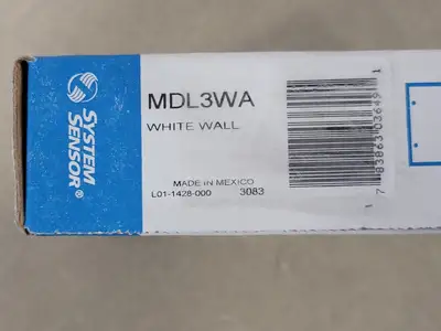 NEW SYSTEM SENSOR MDL3WA