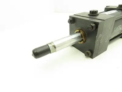 Parker Double Rod Pneumatic Air Cylinder 3.25" Bore 3" Stroke 16" Rod 250psi