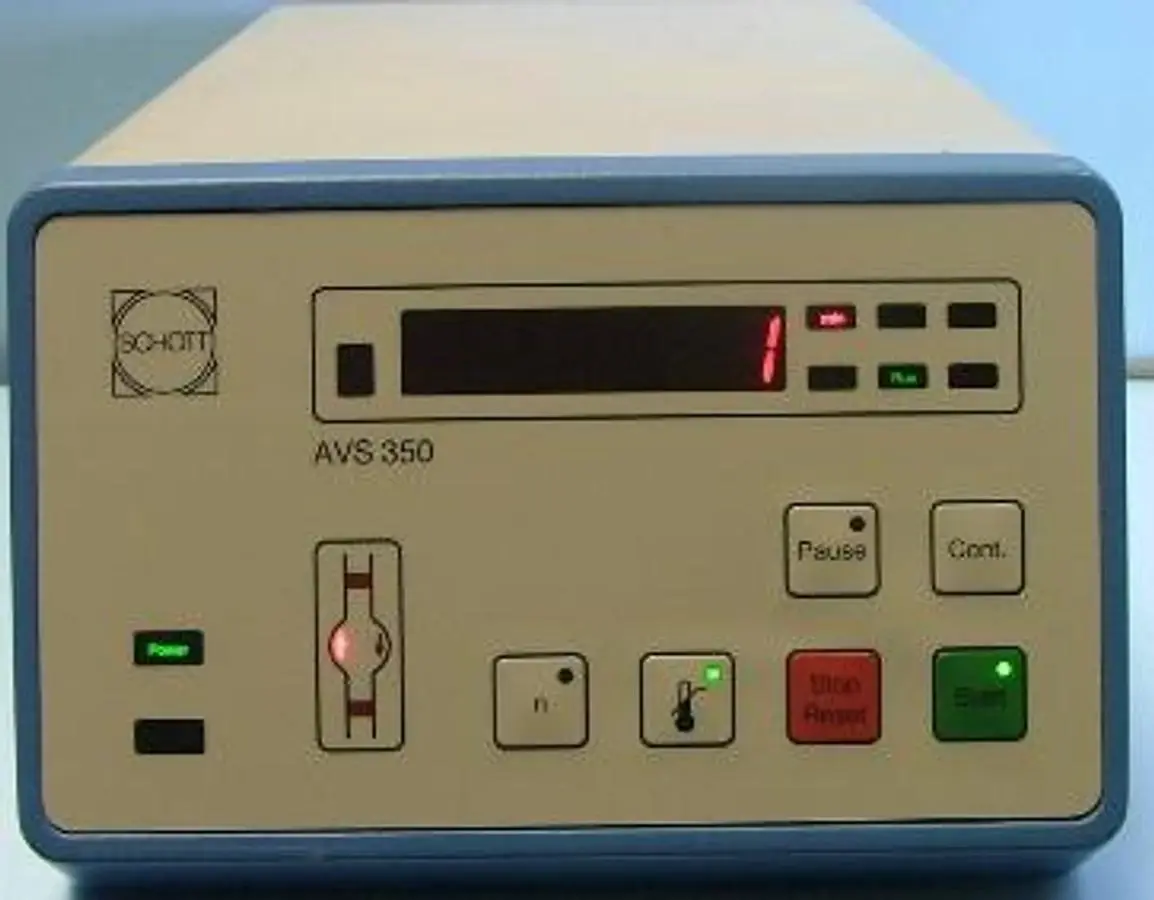 QTY. 2. SCHOTT-GERATE AVS 350 AUTOMATIC VISCOSITY ...
