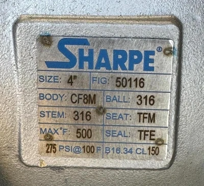 SHARPE 7897897897567565489789789 Ball Valves | Amiron Machinery (7)
