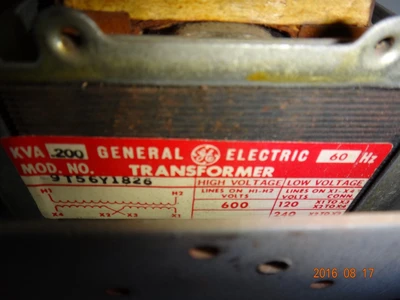 General Electric 7700 size 3 Motor Control Center Bucket