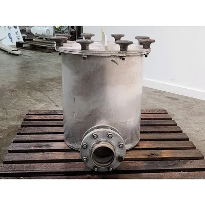 Used 5" Aluminum In Line Absolute Air Filter
