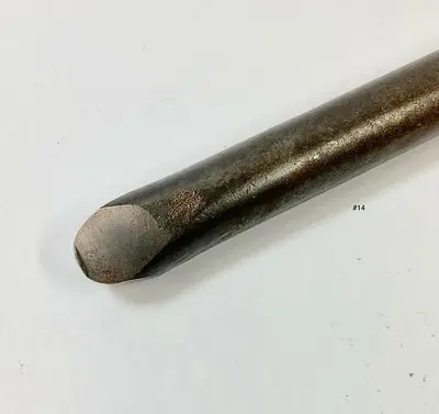 Metal Spinning Tool Rounded Flattened Tip End  8" x 5/8" (101253)