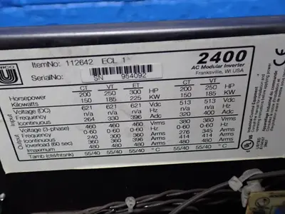 USED UNICO 2400 SERIES