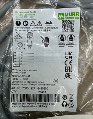 NEW Murrelektronik 7000-12241-3430500