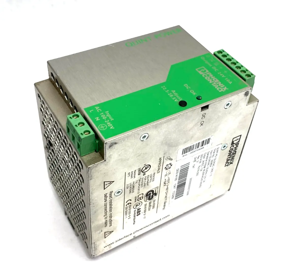 QUINT-PS-100-240AC/24DC/10 | Phoenix Contact  Primary Switched Power Supply 2938604 - Used