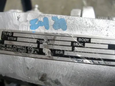 3" 150# Powell 300.1505FPPT Manual WCB/SS Gate Valve NEW Z8